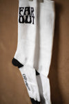 White Far Out Socks